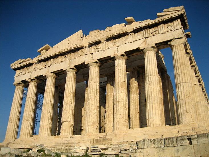 Starożytna Grecja, architekuura, architekci - obrazy - 800px-Parthenon_from_west.jpg