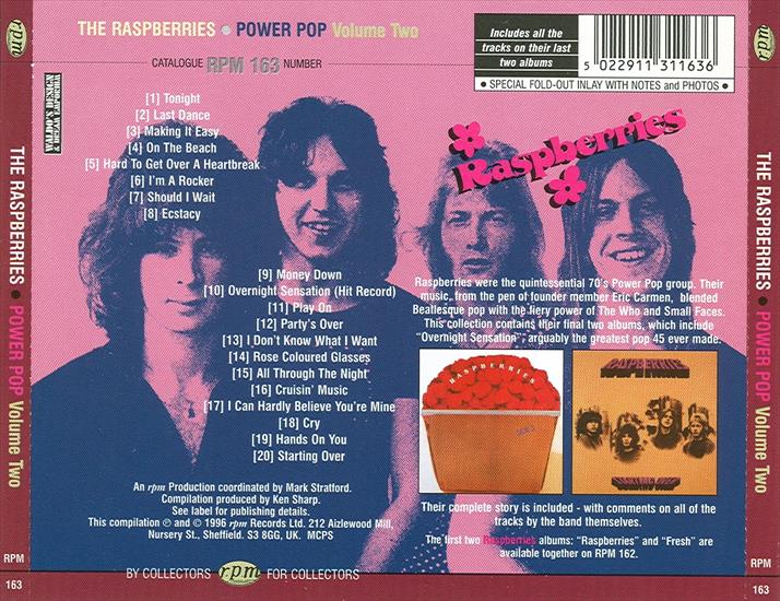 CD BACK COVER - CD BACK COVER - THE RASPBERRIES - Power Pop Volume Two.bmp